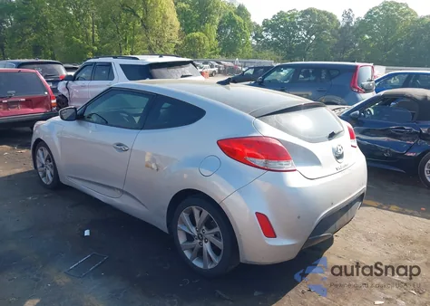 2016 Hyundai Veloster из США, поврежденный, VIN KMHTC6AD8GU301395